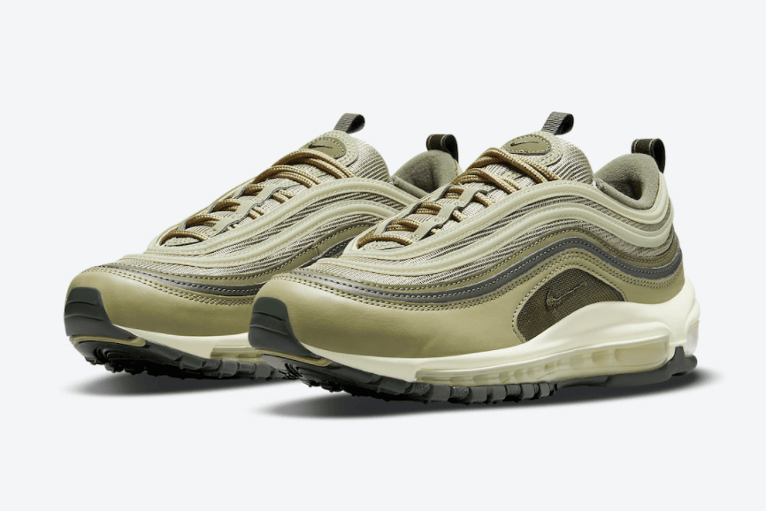 硬朗军事风!耐克复古跑鞋Air Max 97新配色即将登场! 货号:DO1164-200