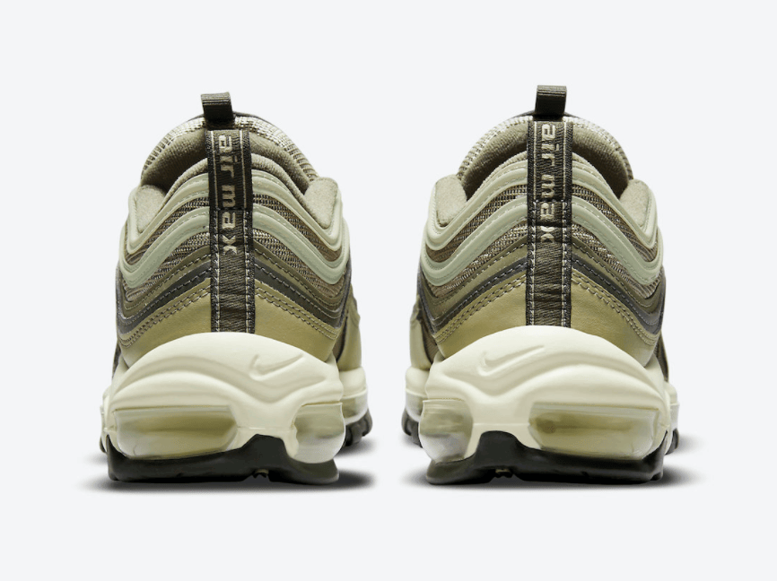 硬朗军事风!耐克复古跑鞋Air Max 97新配色即将登场! 货号:DO1164-200
