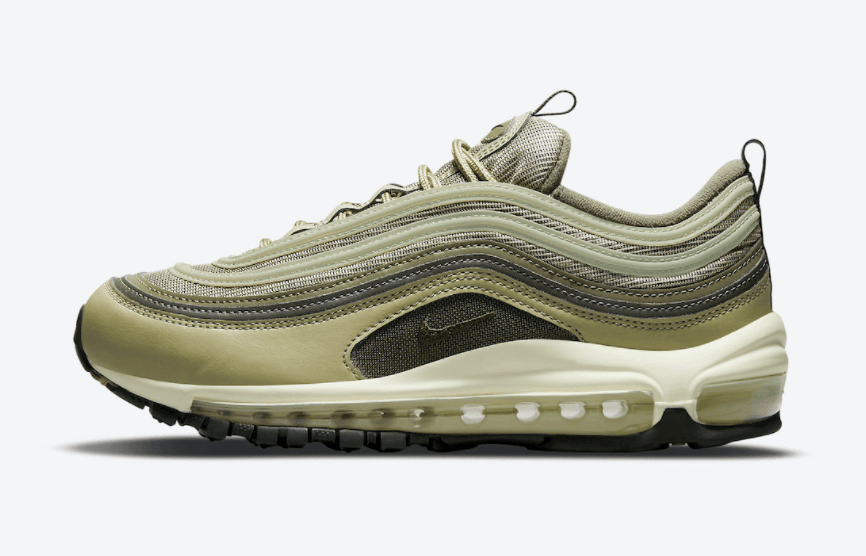 硬朗军事风!耐克复古跑鞋Air Max 97新配色即将登场! 货号:DO1164-200