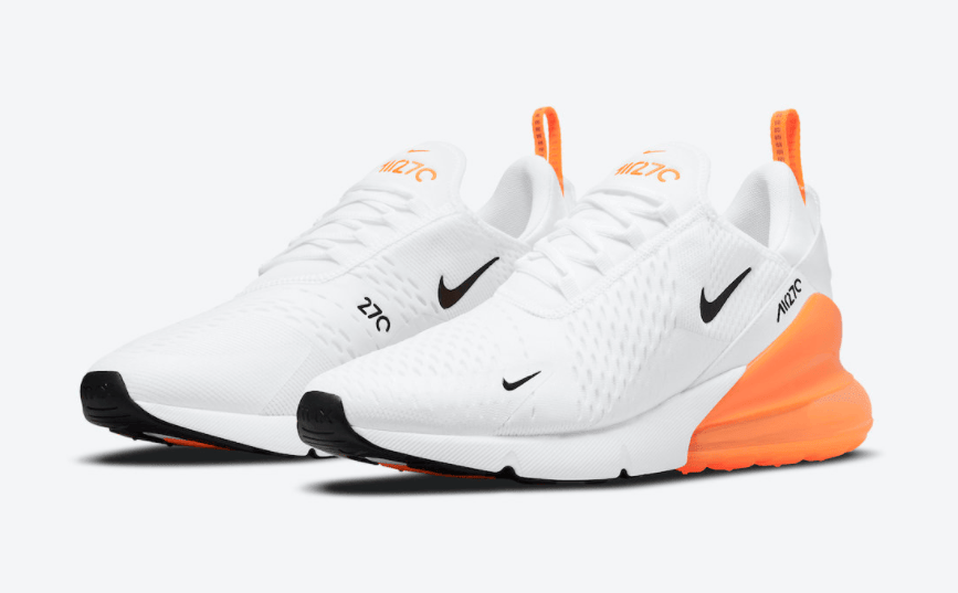 清爽活力！Nike气垫跑鞋Air Max 270白橙配色即将登场！ (ID:70618) - 图片1