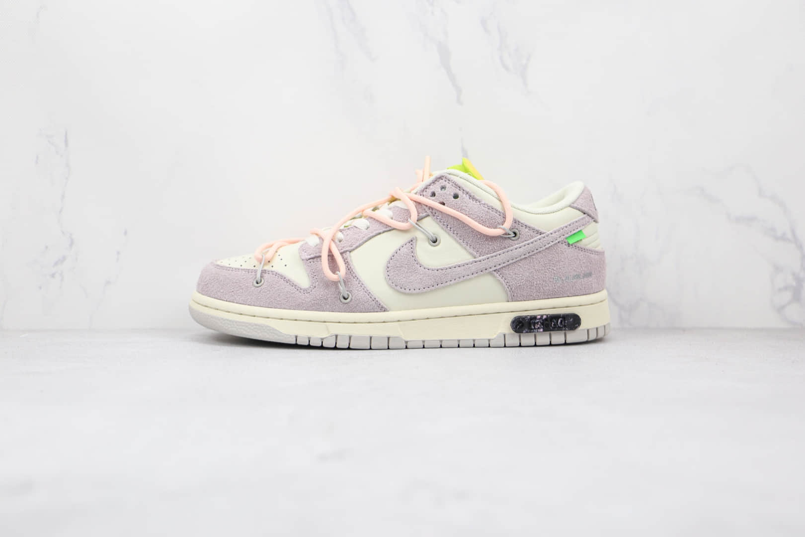 耐克Nike Dunk Low 50 x Off-White联名款纯原版本低帮香芋紫DUNK板鞋原楦头纸板打造 (ID:70693) - 图片1