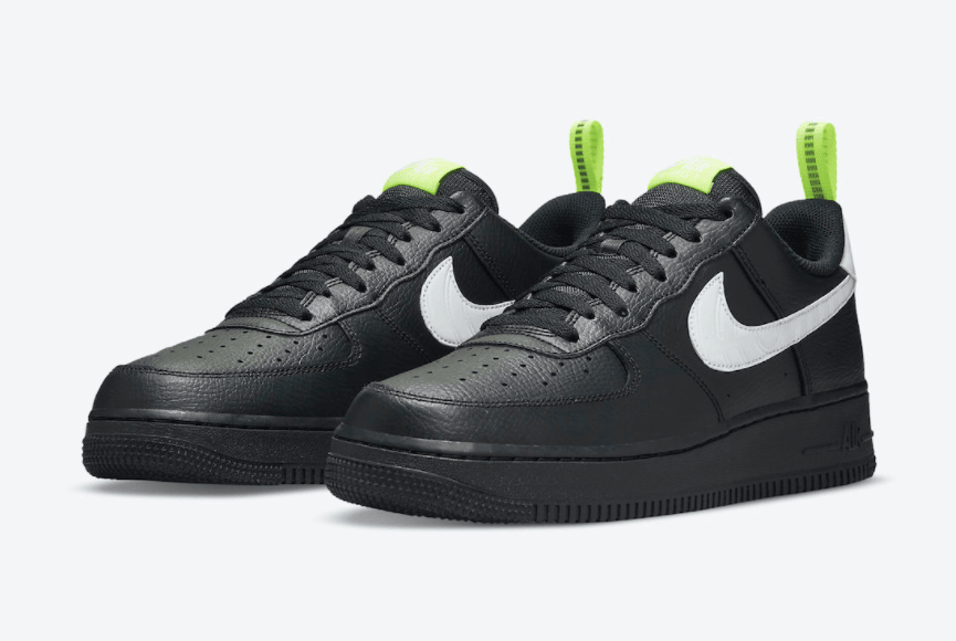 压纹Swoosh!两款全新AF1曝光! 货号:DO6394-001/DO6394-100