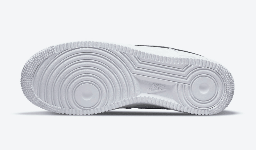 压纹Swoosh!两款全新AF1曝光! 货号:DO6394-001/DO6394-100