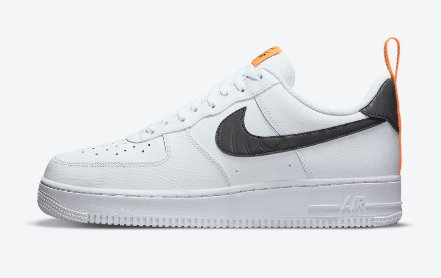 压纹Swoosh!两款全新AF1曝光! 货号:DO6394-001/DO6394-100