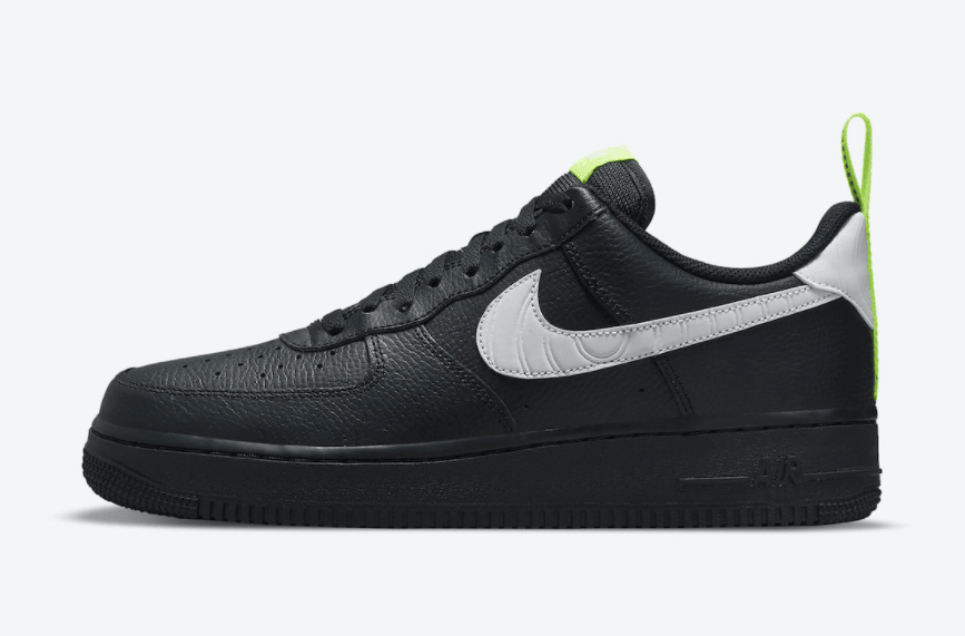 压纹Swoosh!两款全新AF1曝光! 货号:DO6394-001/DO6394-100