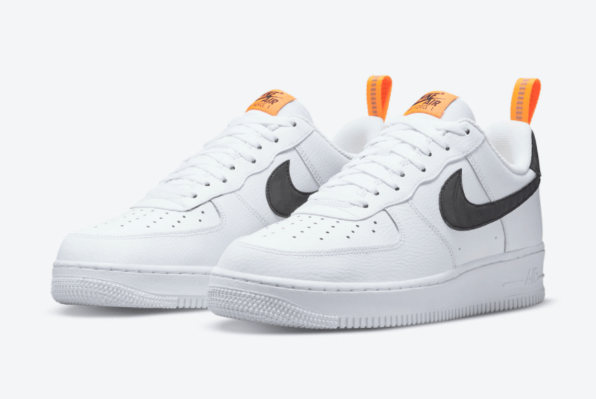 压纹Swoosh!两款全新AF1曝光! 货号:DO6394-001/DO6394-100