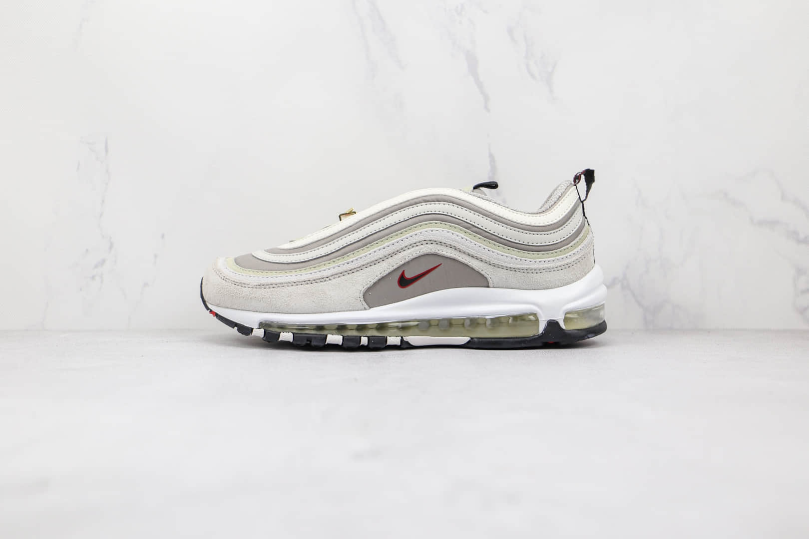 耐克Nike Air Max 97纯原版本子弹头Max97灰白色气垫鞋原楦头纸板打造 (ID:70805) - 图片1