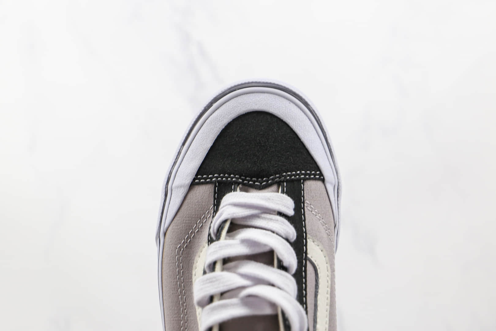万斯Vans Style 36 Decon SF公司级版本半月包头杀人鲸酷灰黑色硫化帆布鞋原楦头纸板打造 货号:VN0A3MVLK0A