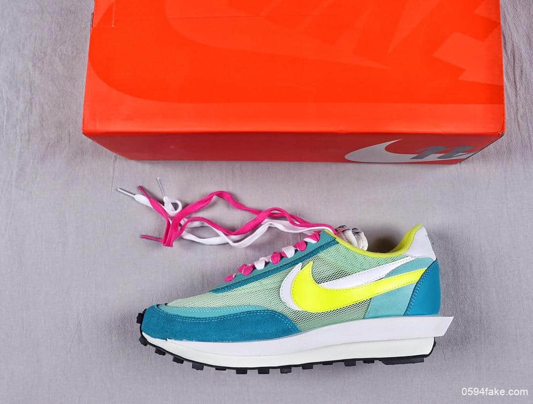 耐克SACAI x NIKE LDV Waffle纯原版本华夫系列解构双勾双标双鞋带厚底跑步鞋 (ID:7092) - 图片1