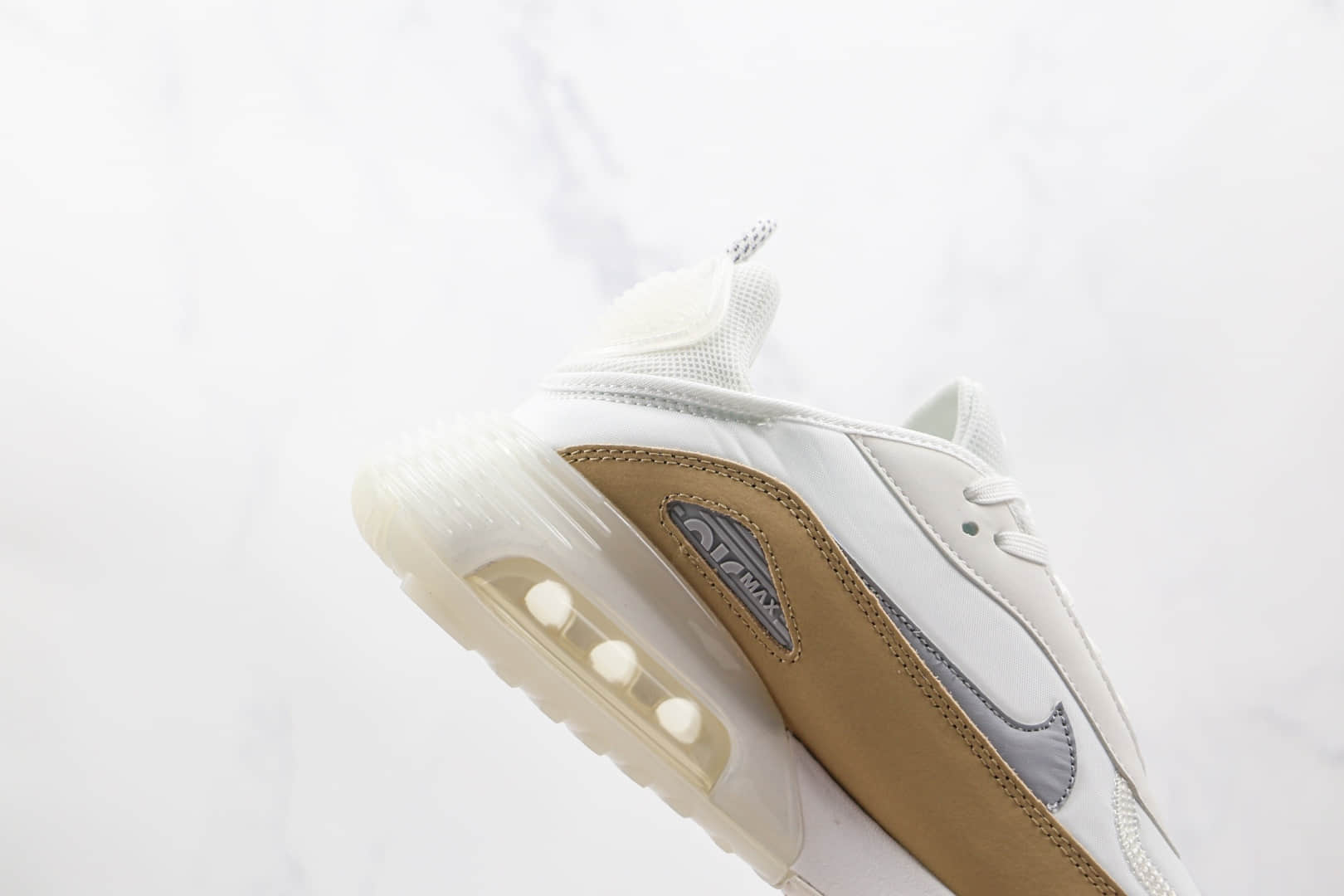 耐克Nike Air Max 2090纯原版本白卡其色皮面Max2090气垫鞋原楦头纸板打造 货号:DA8702-100