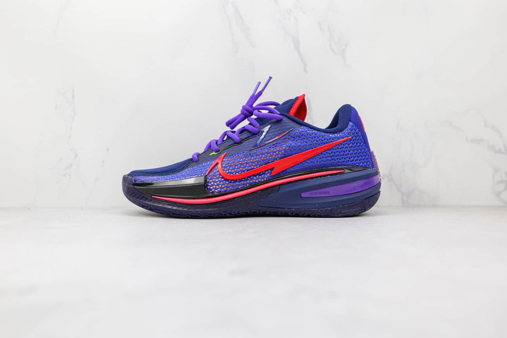 耐克Nike Zoom GT Cut纯原版本蓝红紫色GT篮球鞋内置气垫支持实战 货号:CZ0175-400