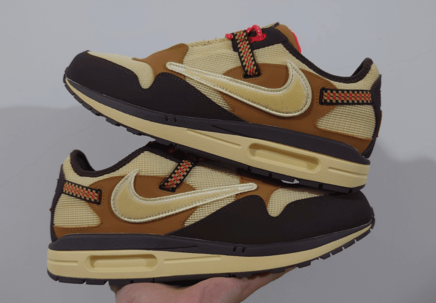 TS倒钩联名Air Max 1最新实物曝光！复古韵味十足！ (ID:71208) - 图片1