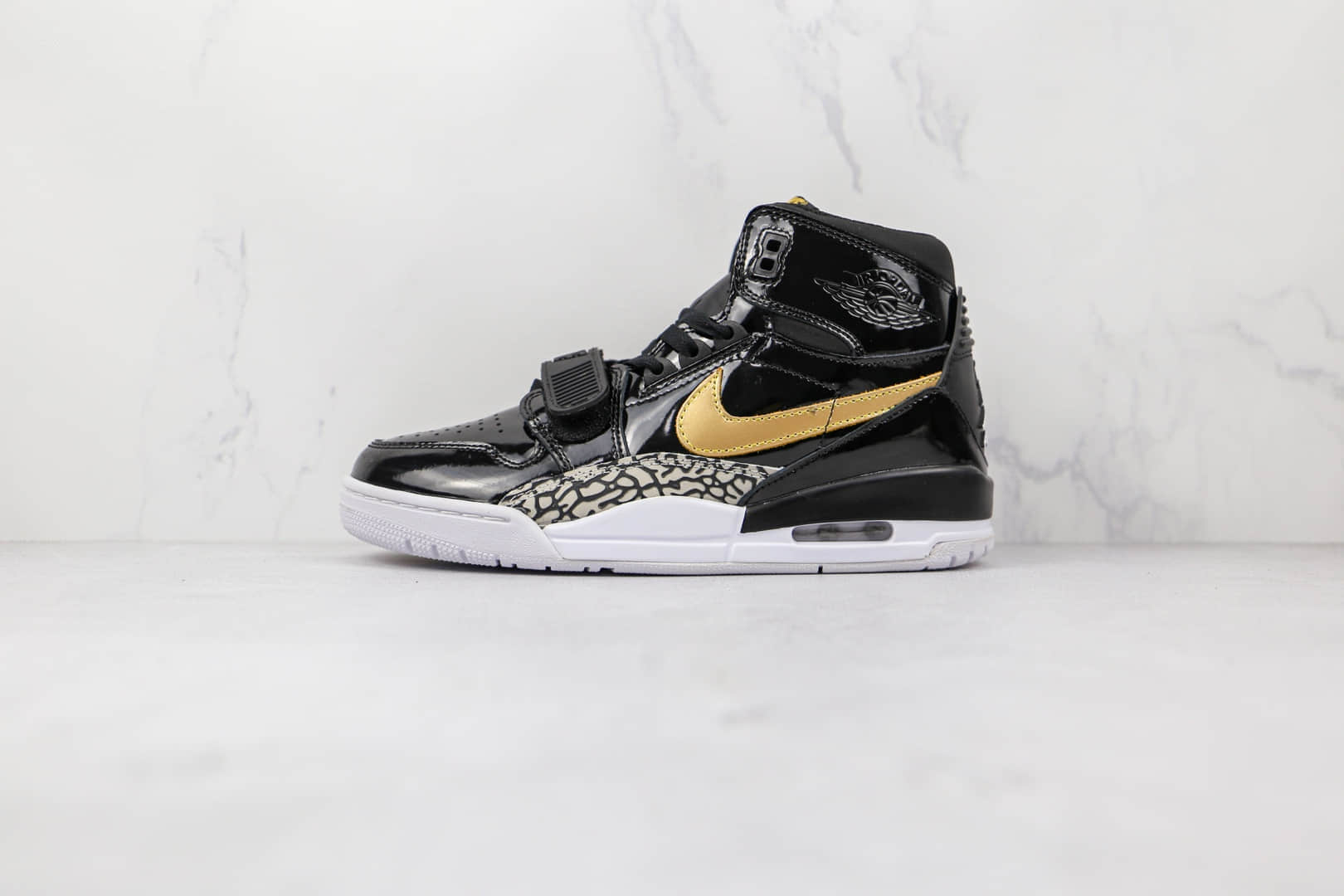 乔丹Air Jordan Legacy 312纯原版本高帮AJ312黑金色篮球鞋原楦头纸板打造 货号:AV3922-007
