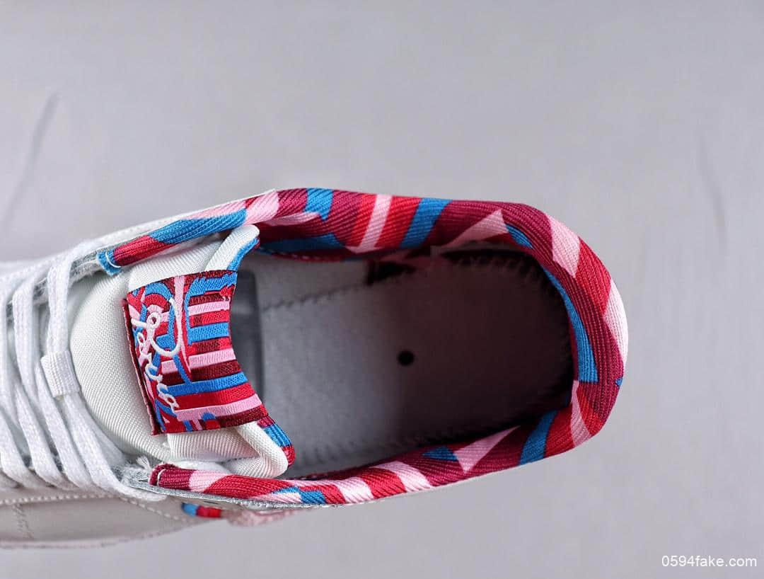 耐克Parra x Nike SB Blazer GT公司级开拓者低帮经典百搭休闲运动板鞋白皮马戏团三色彩钩联名款 货号:CN4507-100
