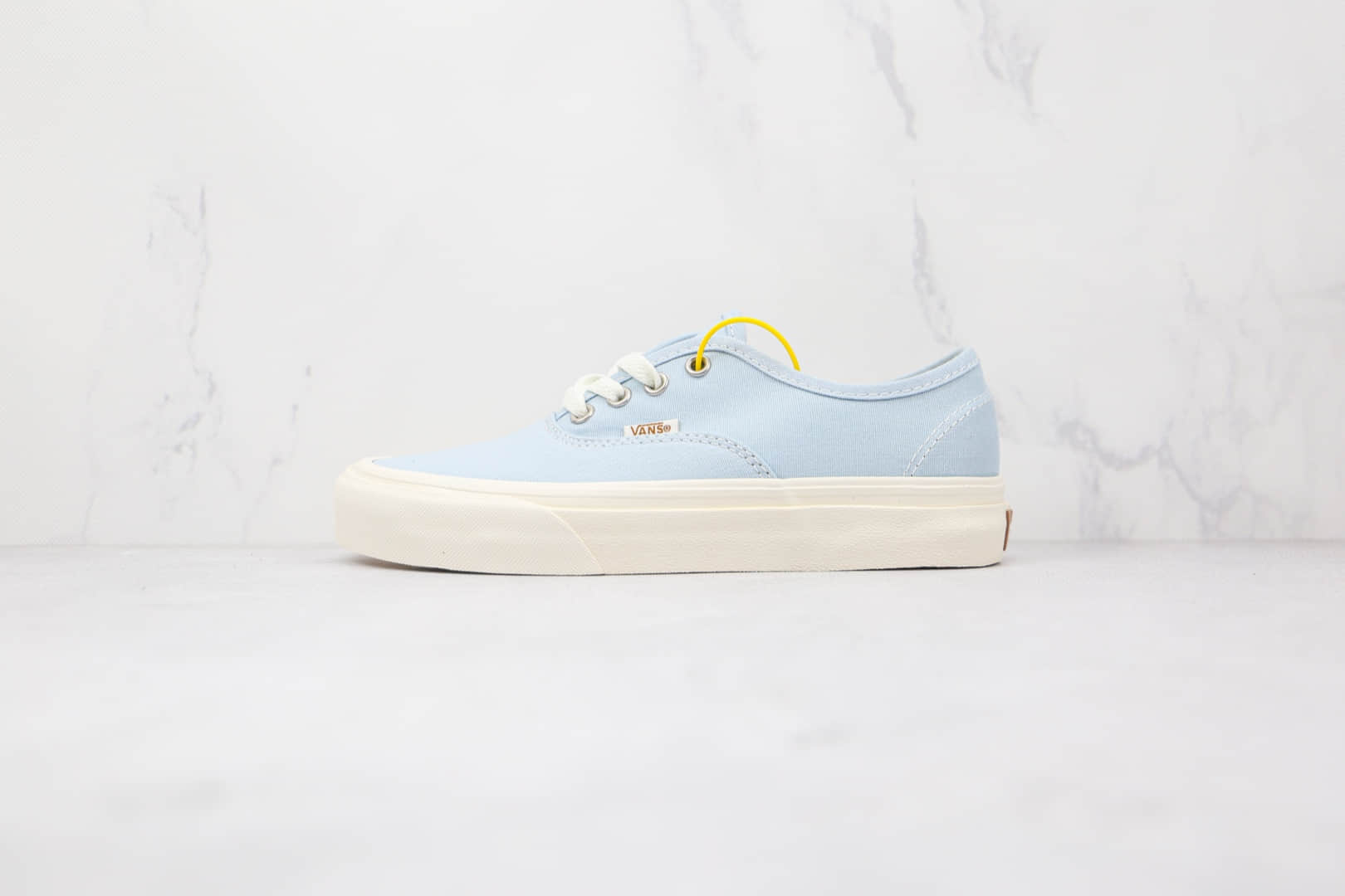 万斯Vans Eco Theory公司级版本环保材料粉蓝米白麻绳硫化板鞋原厂硫化大底 (ID:71484) - 图片1