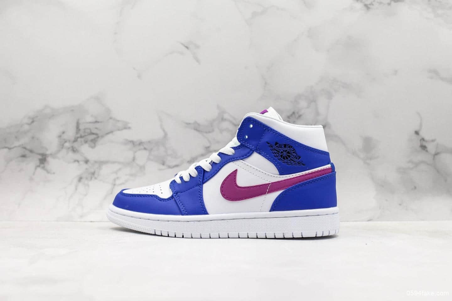 乔丹Air Jordan 1 Mid公司级中帮AJ1南海岸全新配色实战篮球鞋 (ID:7156) - 图片1