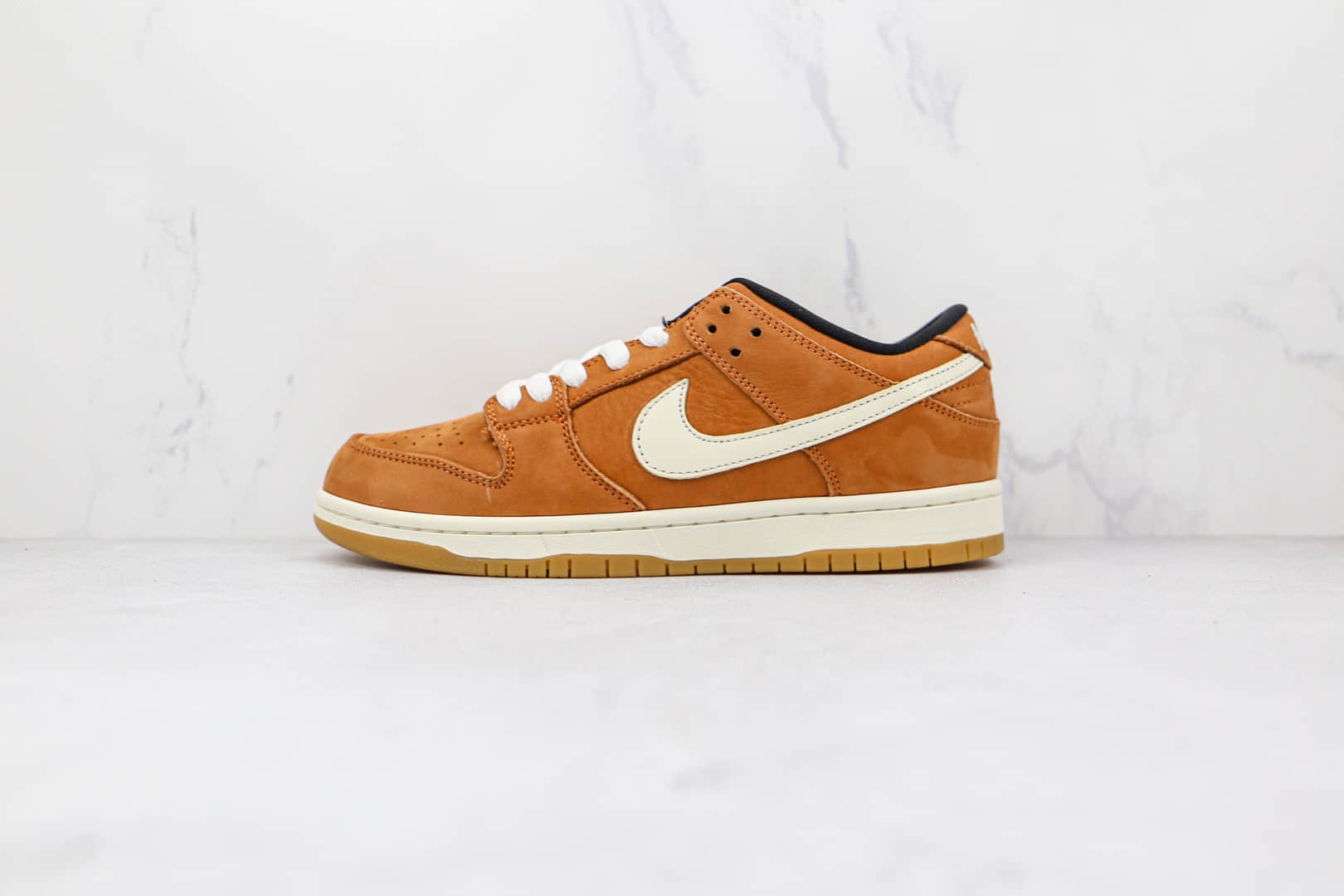 耐克Nike SB Dunk Low纯原版本低帮SB DUNK褐色白钩板鞋内置气垫原盒原标 (ID:71712) - 图片1