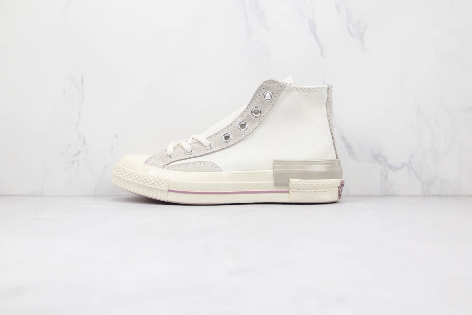 匡威Converse Chuck 1970公司级版本高帮奶粉色硫化帆布鞋原盒原标 货号:173101C