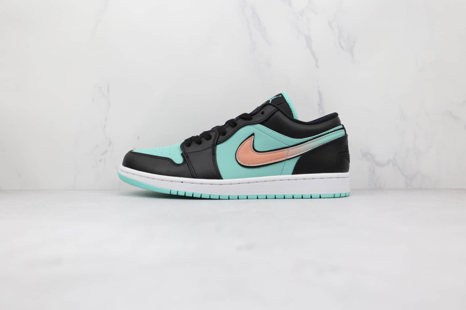 乔丹Air Jordan 1 Low SE Tropical Twist纯原版本低帮AJ1黑蒂芙尼绿渐变色钩板鞋原楦头纸板打造 (ID:71971) - 图片1