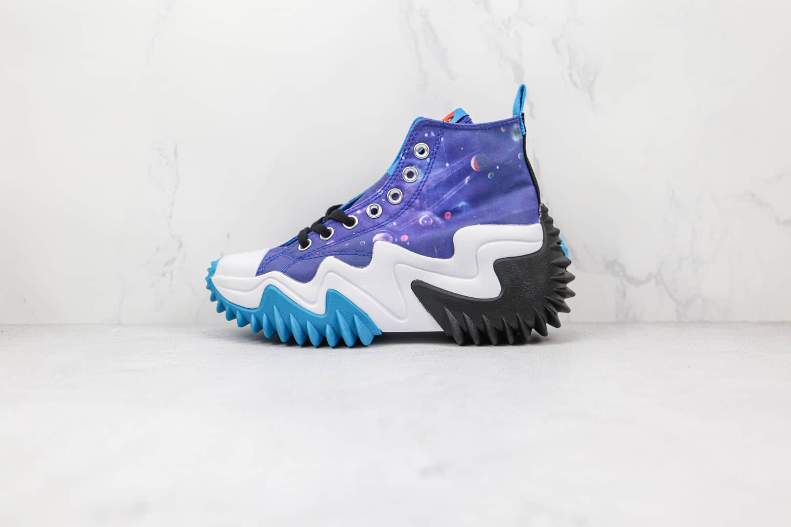 匡威Converse Run Star Motion公司级版本高帮星空蓝未来电波系列松糕鞋原盒原标 货号:172488C