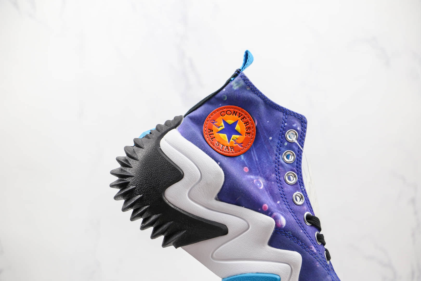 匡威Converse Run Star Motion公司级版本高帮星空蓝未来电波系列松糕鞋原盒原标 货号:172488C