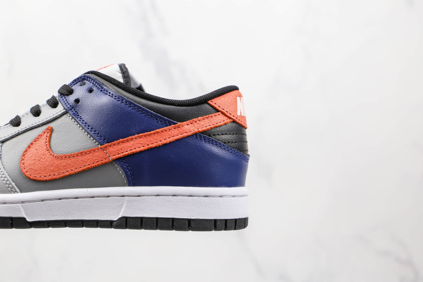 耐克Nike Dunk Low EKIN纯原版本低帮DUNK灰蓝黑橙彩色拼接板鞋原盒原标 货号:DC7454-100