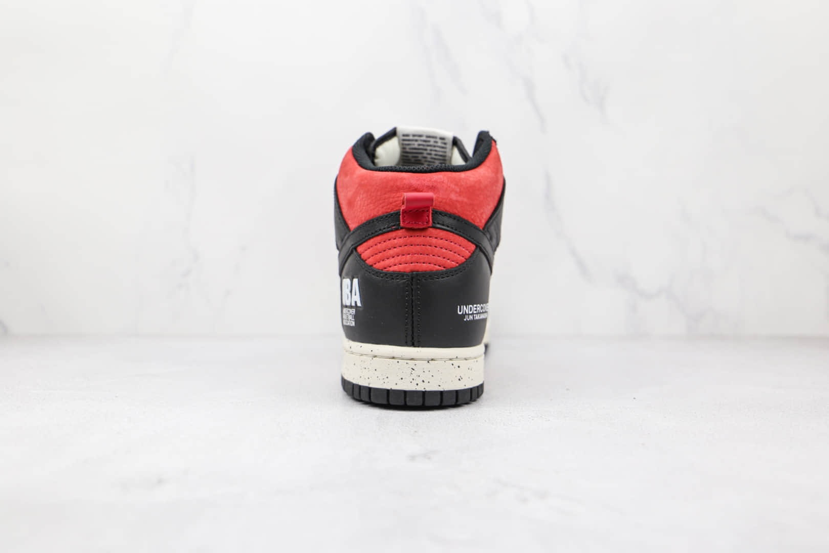 耐克Nike Dunk High UBA x Undercove联名款纯原版本高帮DUNK黑红UBA板鞋原档案数据开发 货号:DD9401-600