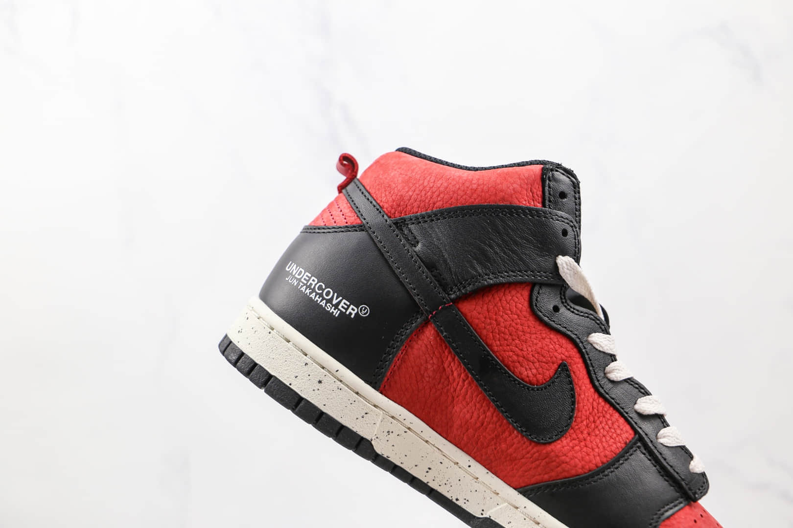 耐克Nike Dunk High UBA x Undercove联名款纯原版本高帮DUNK黑红UBA板鞋原档案数据开发 货号:DD9401-600