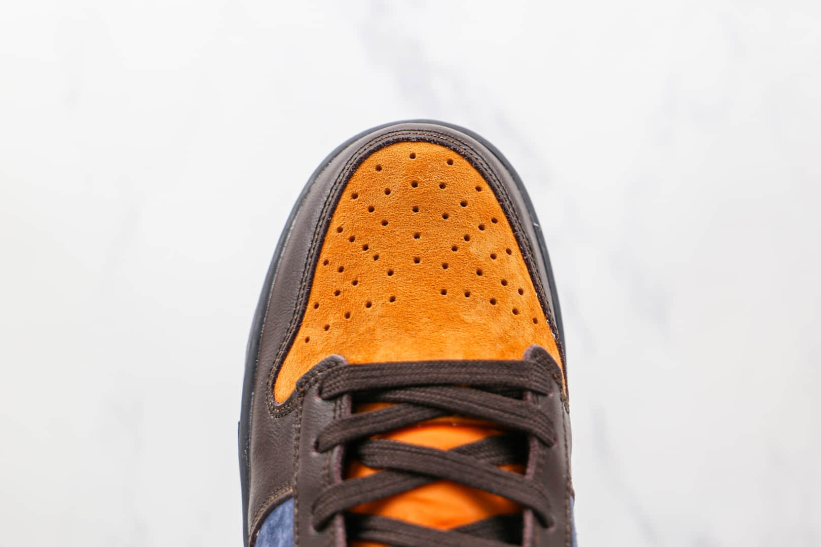 耐克Nike Dunk Low PRM Cider纯原版本低帮DUNK苹果酒褐蓝橙色多彩拼接板鞋原楦头纸板打造 货号:DH0601-001