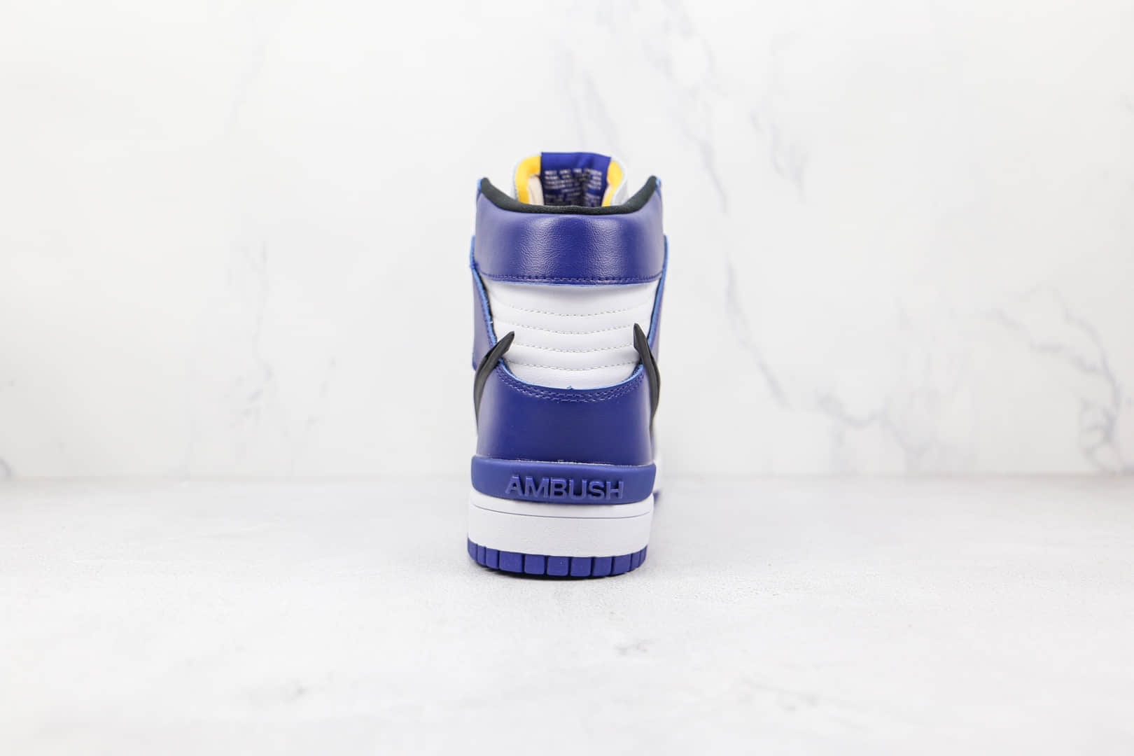 耐克Nike Dunk High x AMBUSH埋伏联名款纯原版本高帮DUNK蓝色板鞋原盒原标原鞋开模一比一打造 货号:CU7544-400