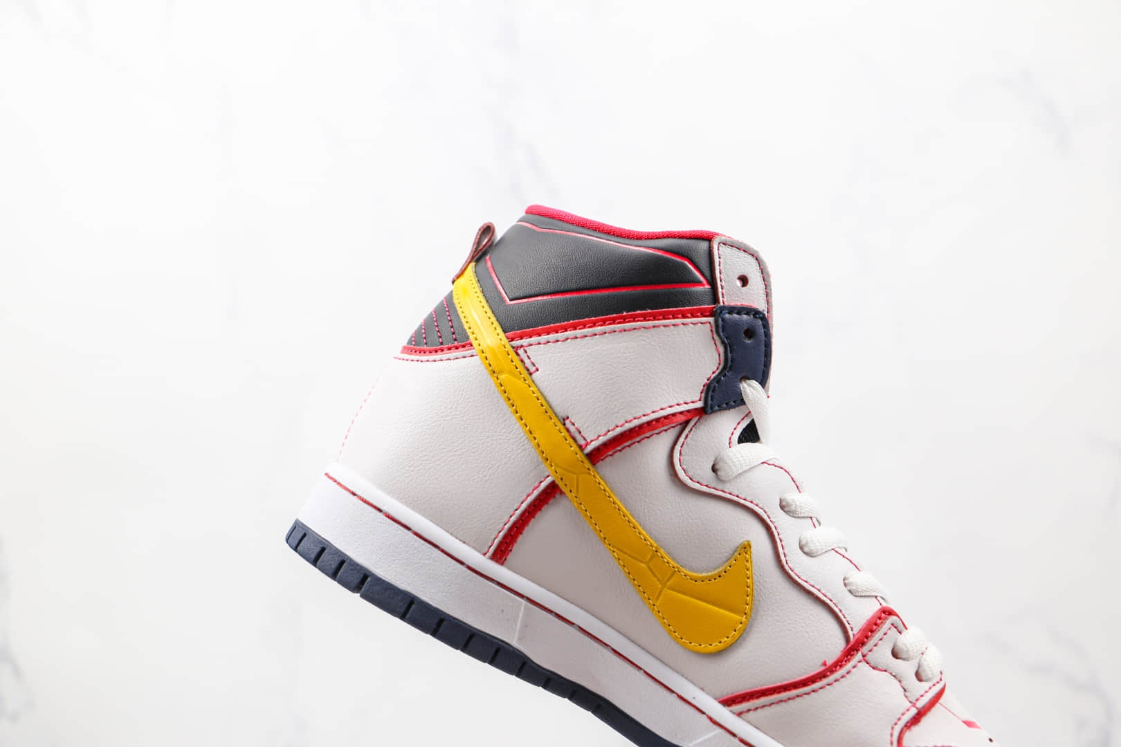 耐克Nike Dunk High Project Unicorn-RX-0 x Gundamx联名款纯原版本高帮SB DUNK白红色独角兽换钩板鞋原档案数据开发 货号:DH7717-100