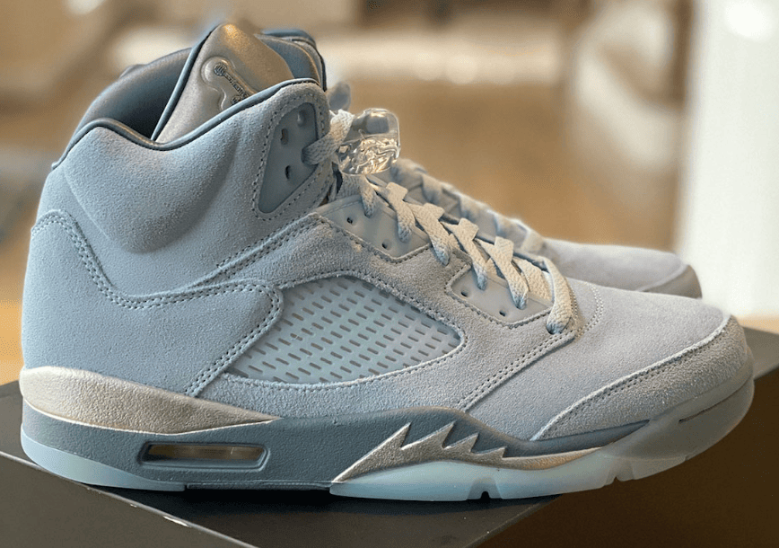 清新冰蓝装扮！AJ5 WMNS “蓝鸟”再曝最新实物图！ (ID:73027) - 图片1