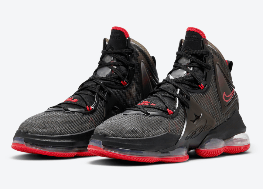 詹姆斯最新战靴！全新黑红 LeBron 19官图释出！ (ID:73177) - 图片1