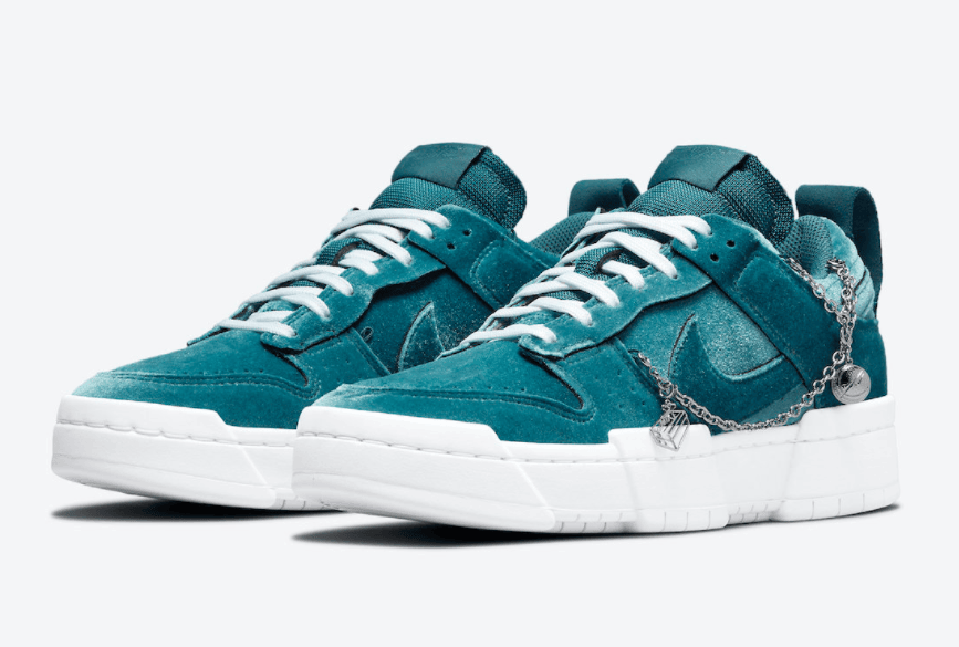 天鹅绒鞋面+链条挂饰！全新Nike Dunk Low Disrupt即将登场！ (ID:73342) - 图片1