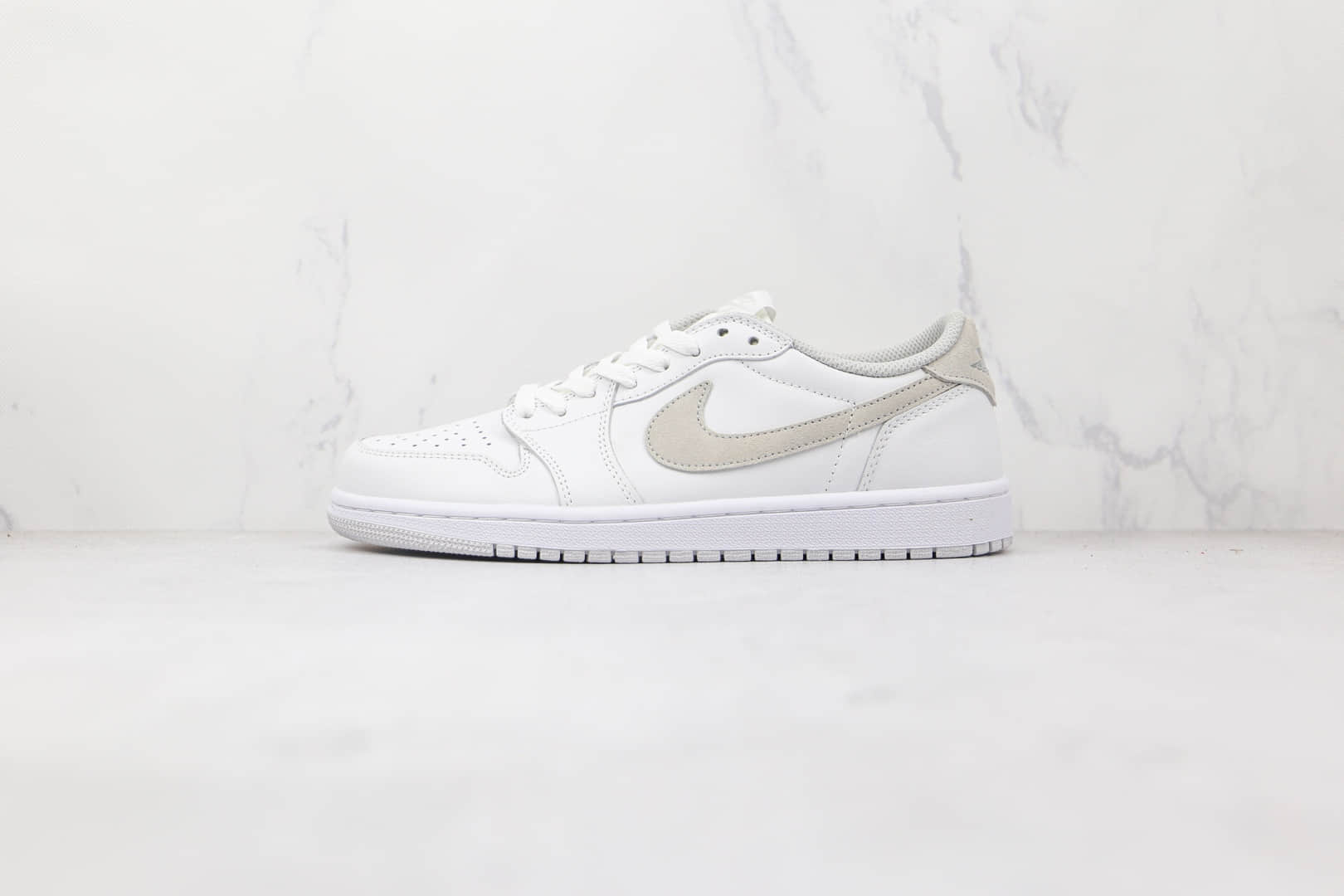 乔丹Air Jordan 1 Low OG 85 Neutral Grey纯原版本低帮AJ1白灰色板鞋原盒原标 (ID:73476) - 图片1
