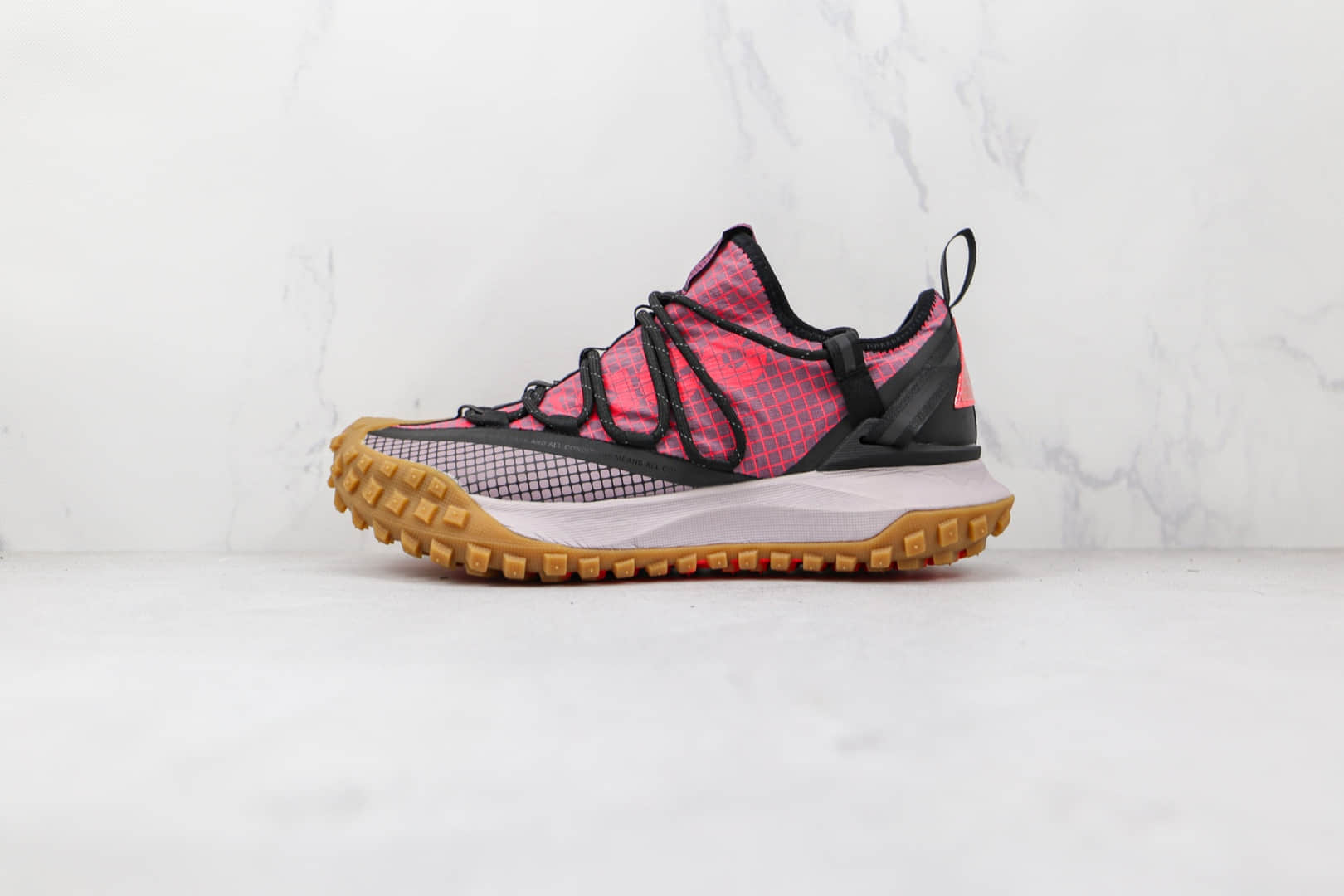 耐克Nike ACG Mountain Fly Low Fossil Stone纯原版本黑粉色网状ACG登山鞋原档案数据开发 货号:DC9045-500