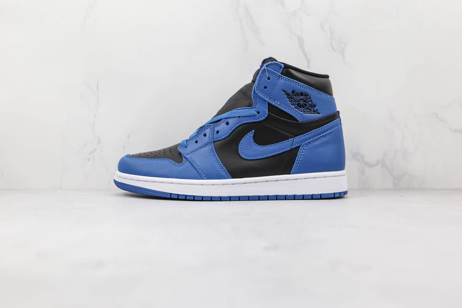 乔丹Air Jordan 1 Retro High OG Dark Marina Blue纯原版本高帮AJ1黑蓝脚趾皇家蓝色篮球鞋原楦头纸板打造 (ID:73661) - 图片1