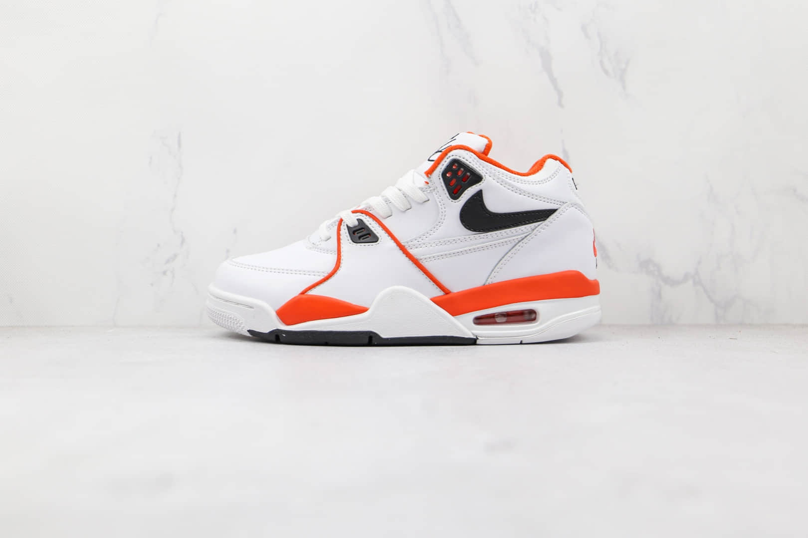 耐克Nike Air Flight 89纯原版本星际篮球鞋主题白橙色复古篮球鞋原盒原标 (ID:73677) - 图片1