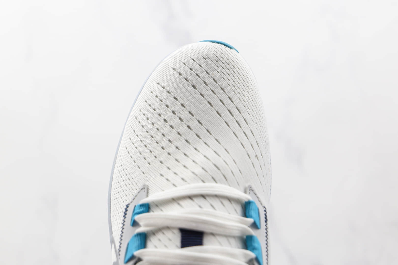 耐克Nike Air Zoom Pegasus 38纯原版本登月38代白深蓝色针织透气慢跑鞋原楦头纸板打造 货号:CW7356-101