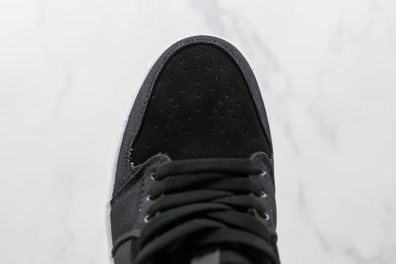 乔丹Air Jordan 1 Mid Crater纯原版本中帮AJ1再生材料黑色篮球鞋原楦头纸板打造 货号:DM3529-001