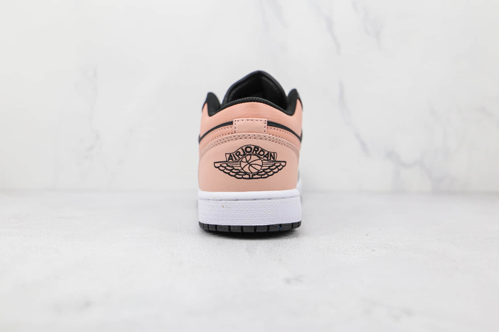 乔丹Air Jordan 1 Low纯原版本低帮AJ1黑粉脚趾篮球鞋原楦头纸板打造 货号:553558-034