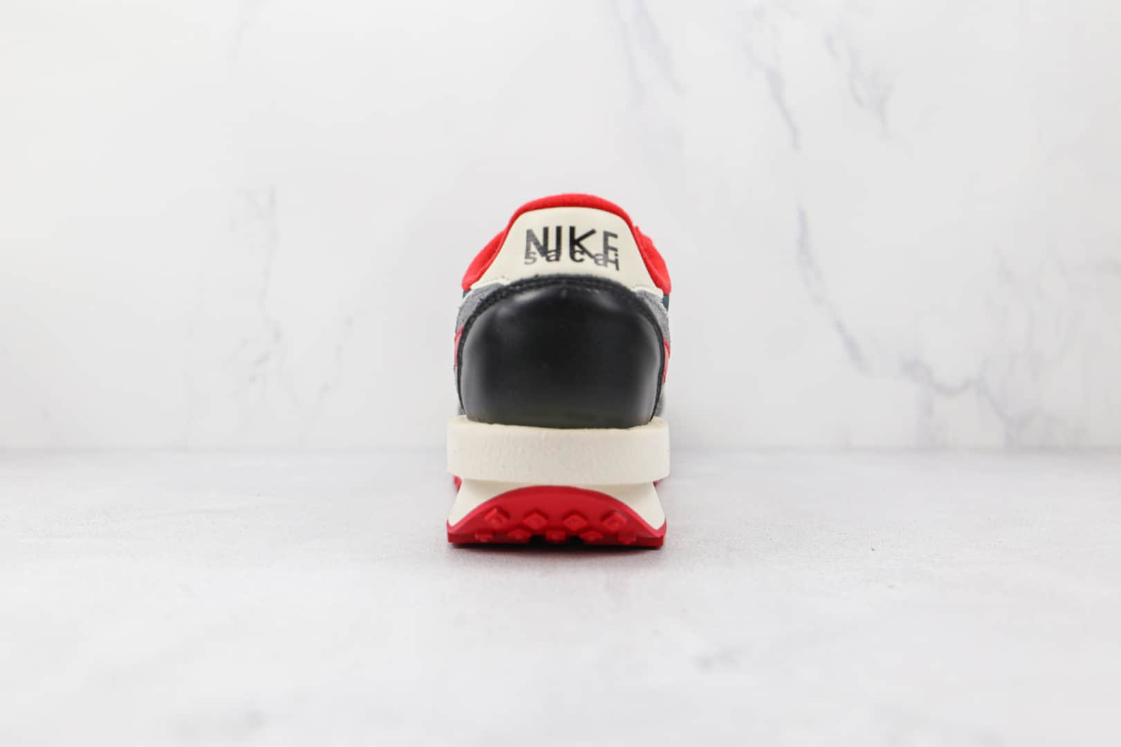 耐克NIKE LDV Waffle x Sacai联名款纯原版本华夫白红双钩网面解构老爹鞋原档案数据开发 货号:DJ4877-300