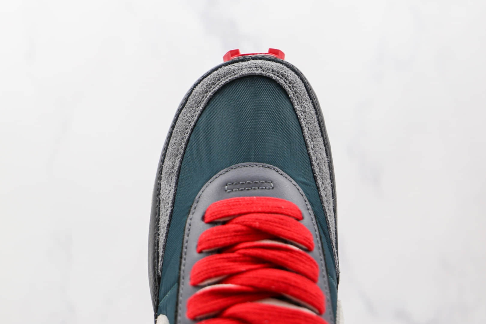 耐克NIKE LDV Waffle x Sacai联名款纯原版本华夫白红双钩网面解构老爹鞋原档案数据开发 货号:DJ4877-300