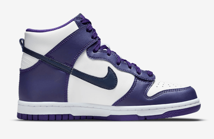 骚紫装扮!全新配色Nike Dunk High官图曝光! 货号:DH9751-100
