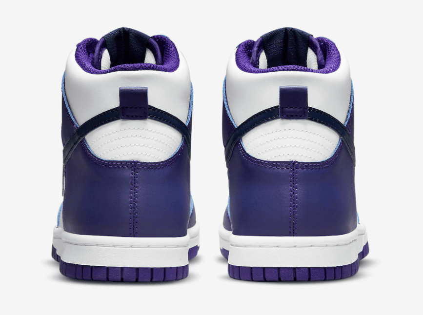 骚紫装扮!全新配色Nike Dunk High官图曝光! 货号:DH9751-100