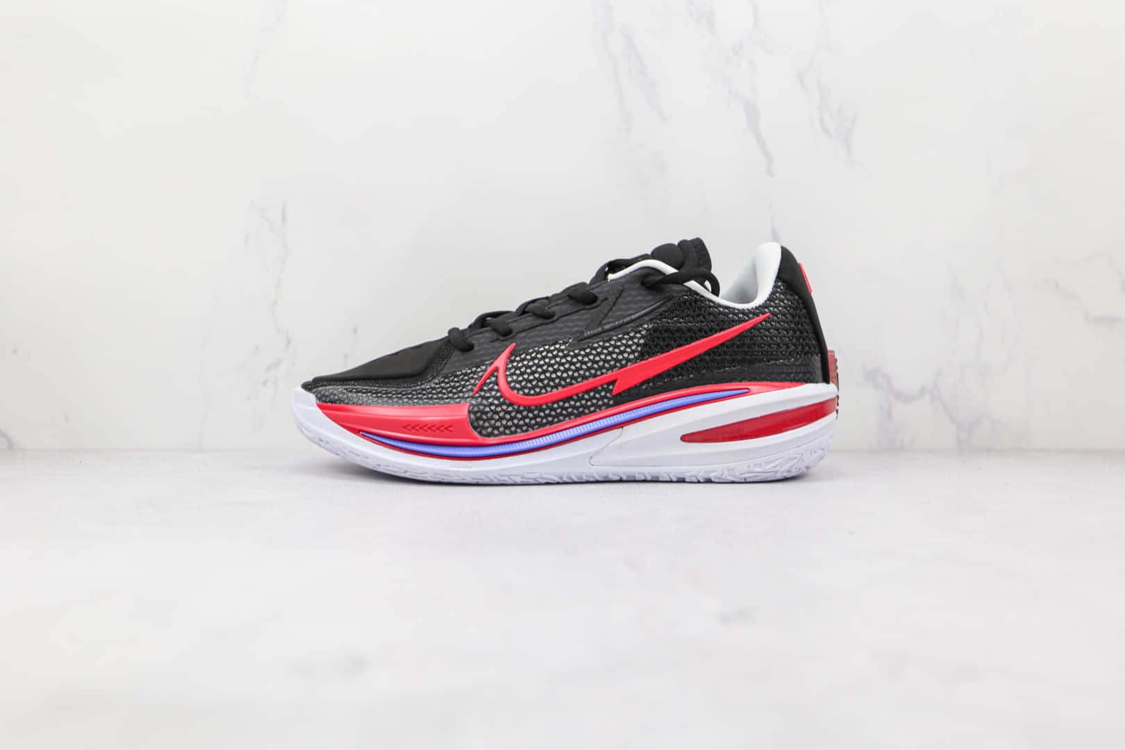 耐克Nike Zoom GT Cut纯原版本黑红色篮球鞋内置气垫支持实战 货号:CZ0176-003