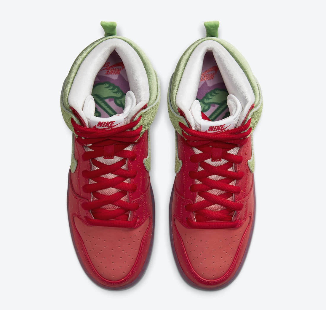 耐克SB Dunk“咳嗽草莓”本月发售!别再跳票了! 货号:CW7093-600