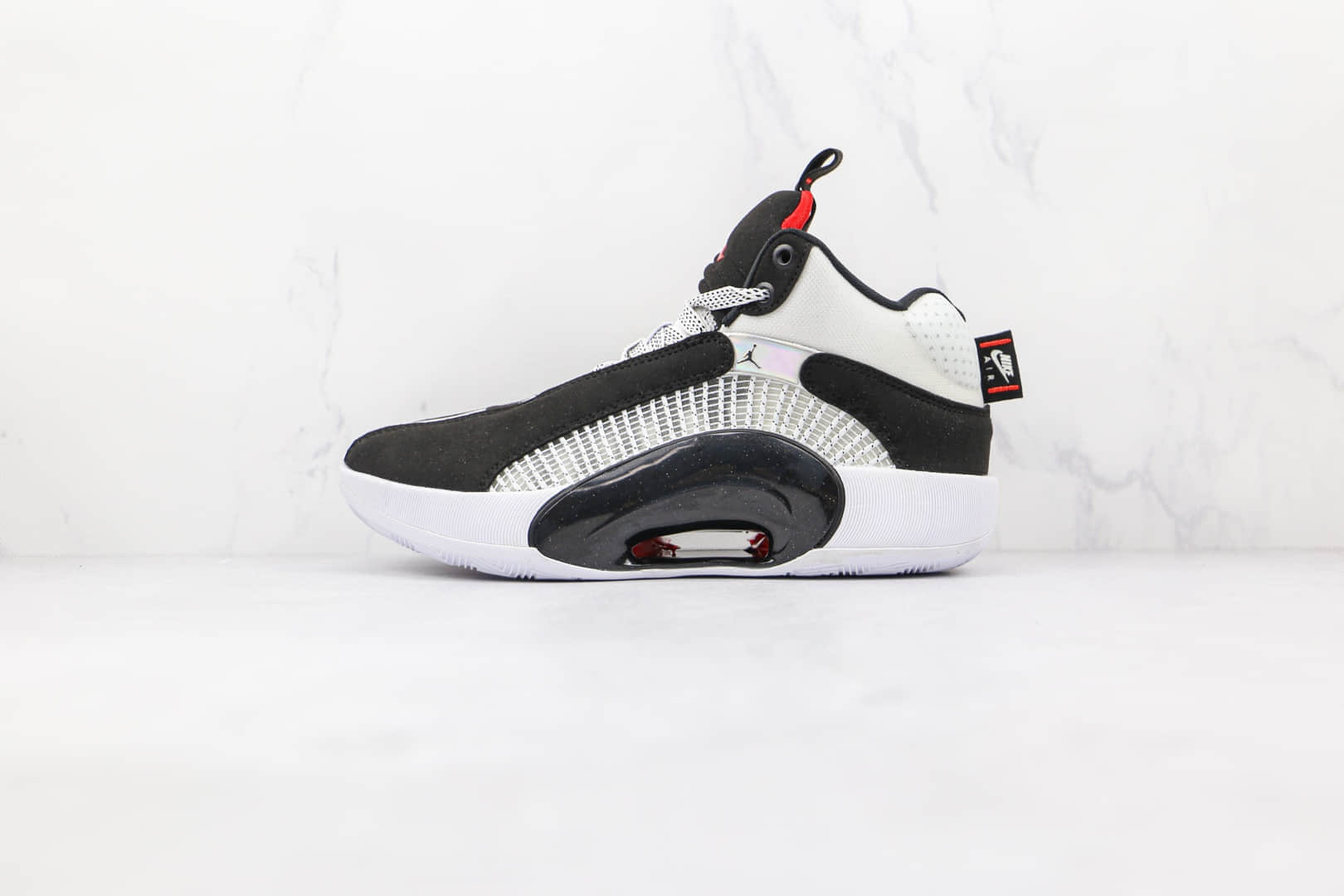 乔丹Air Jordan 35 DNA纯原版本黑白红色AJ35实战篮球鞋内置气垫支持实战 (ID:74814) - 图片1