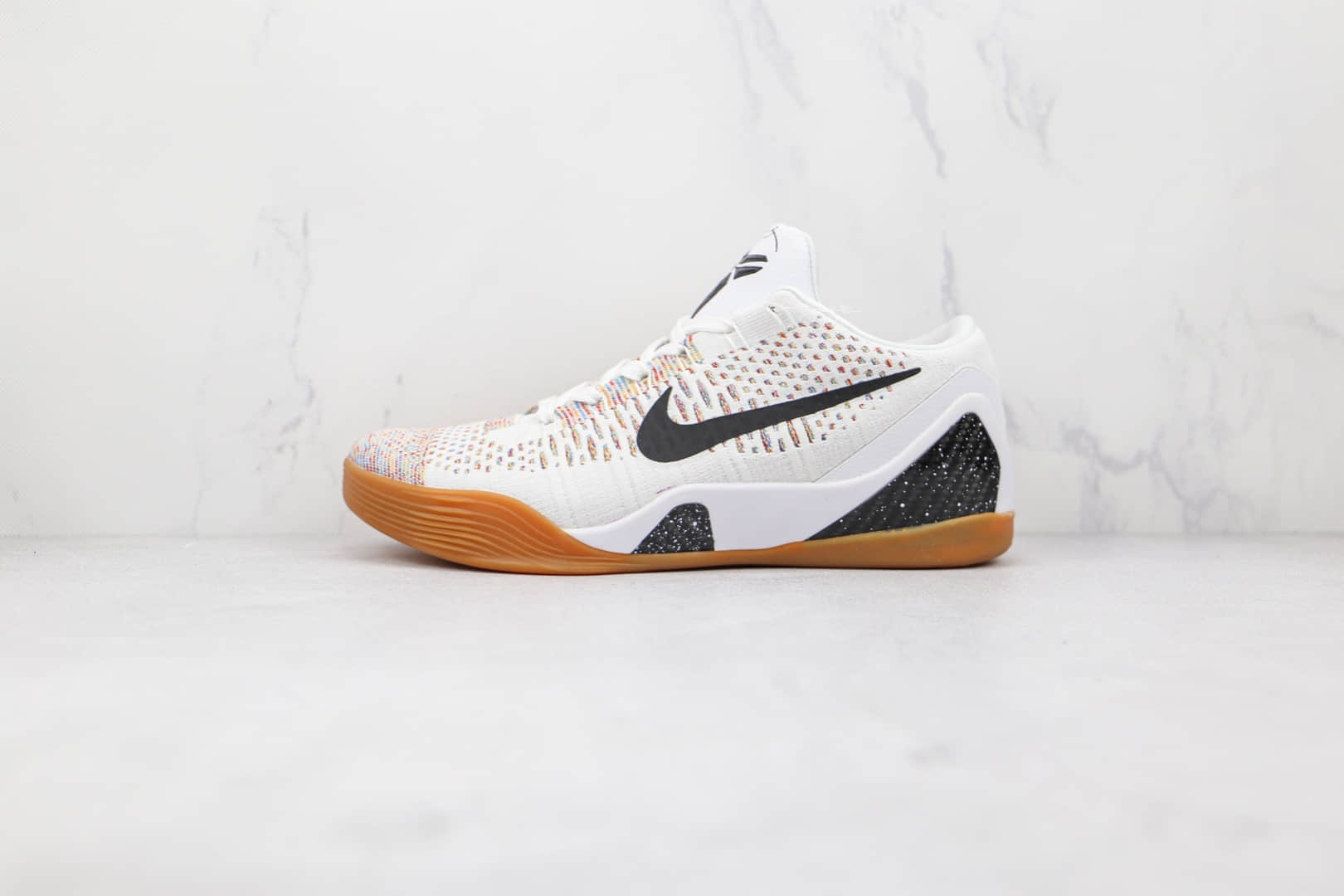 耐克Nike Zoom Kobe IX纯原版本科比9代编织彩虹白生胶篮球鞋内置气垫支持实战 (ID:74822) - 图片1