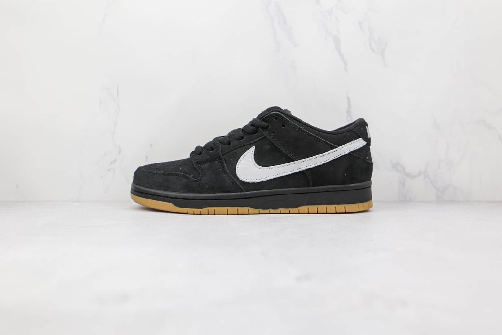 耐克Nike SB Dunk Low Tog纯原版本低帮SB DUNK黑曼巴白黑色生胶大底板鞋原档案数据开发 货号:BQ6817-010